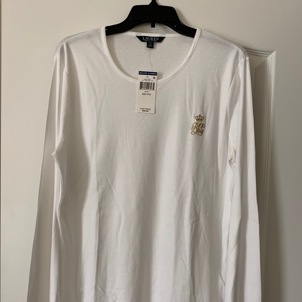 Ralph Lauren Long Sleeve Ribbed Tee
